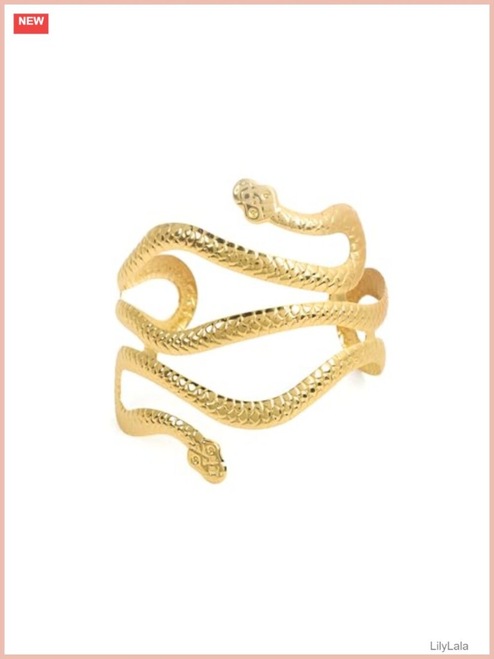 Adjustable Metal Plated Upper Arm Cuff Bracelet Minimalist Women's Jewelry
